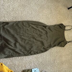 House of CB olive midi dress